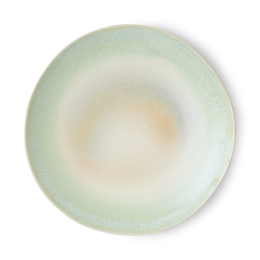 70s Ceramics : assiettes plates, Palms 2