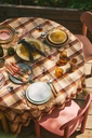 70s Ceramics : assiettes plates, Palms 5