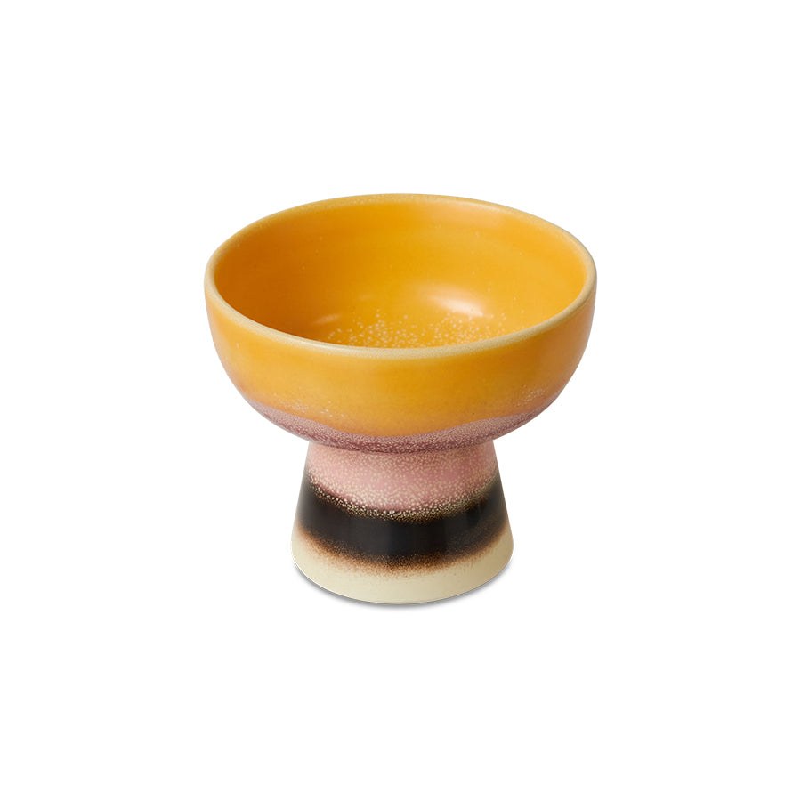 70s Ceramics : bol Tapas sur pied S, Sun 2