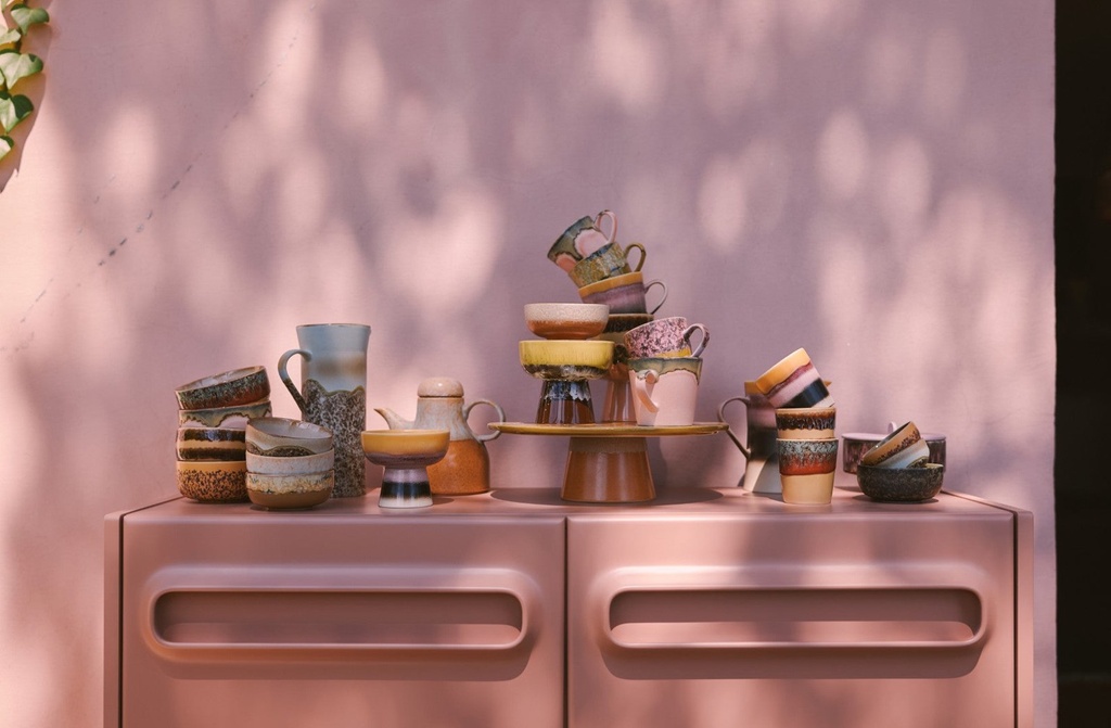 70s Ceramics : bol Tapas sur pied S, Sun 5