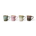 70s Ceramics : mugs espresso, Brutalism 2