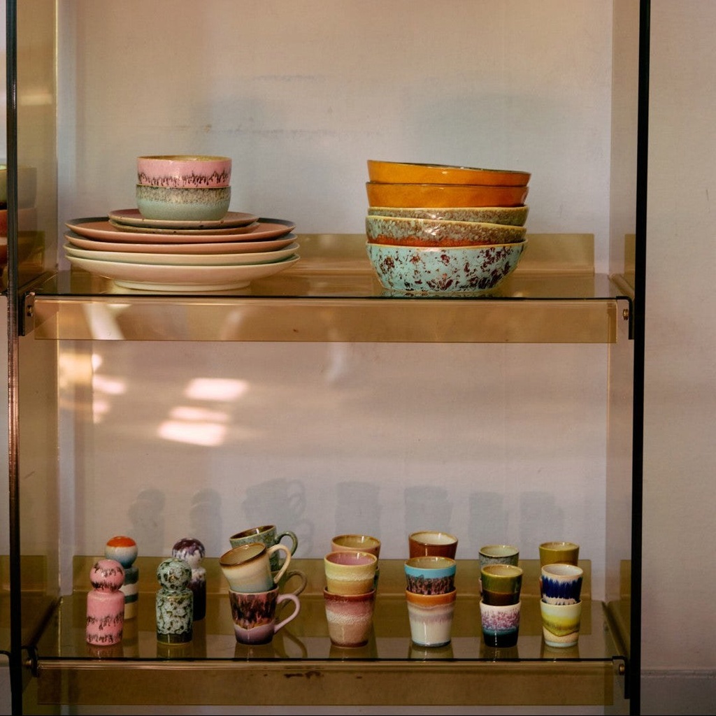 70s Ceramics : mugs espresso, Brutalism 3