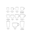 70s Ceramics : mugs espresso, Brutalism 4