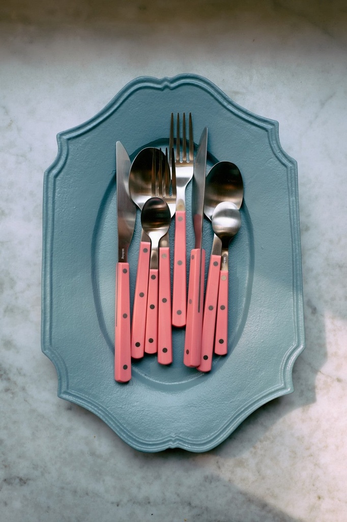 70s Cutlery : ménagère framboise (16 piè 2