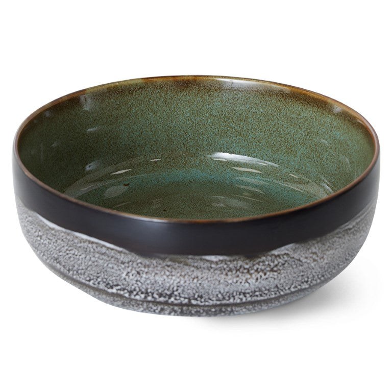 70s ceramics: salad bowl, rock on 2
