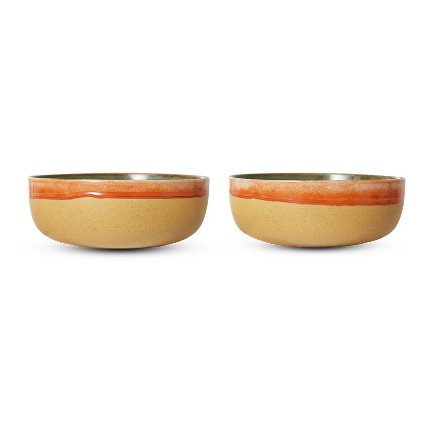 70s ceramics: salad bowl, shore 5