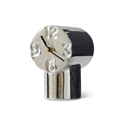 Horloge rétro en céramique - chrome 2
