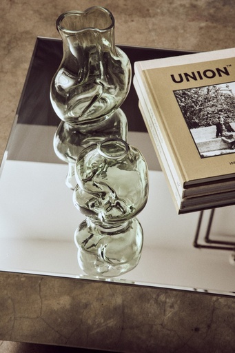 vase en verre brillant S, olive 2