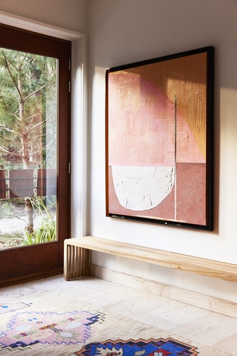 Framed artwork "roseate hues" 107x127cm 2