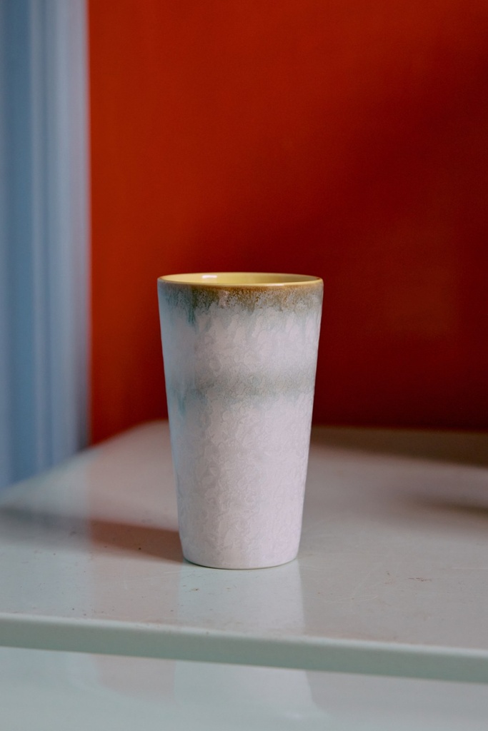 70s Ceramics : mug latte, Petal 2