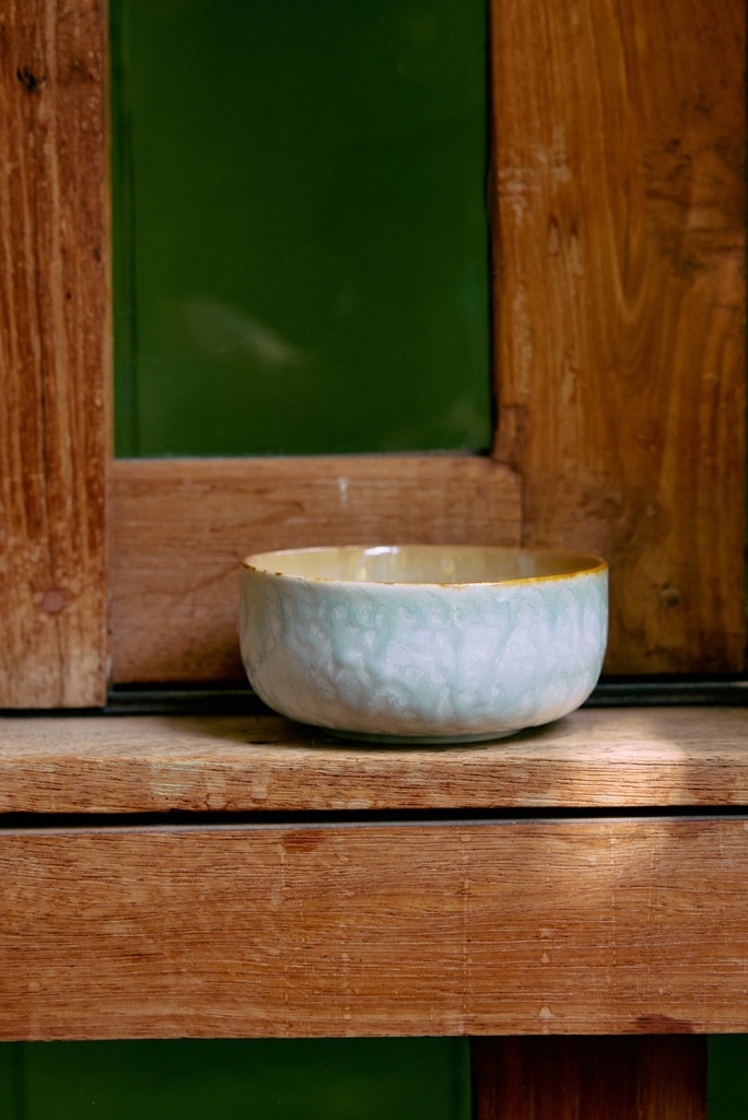 70s Ceramics : bol à dessert, Petal 2