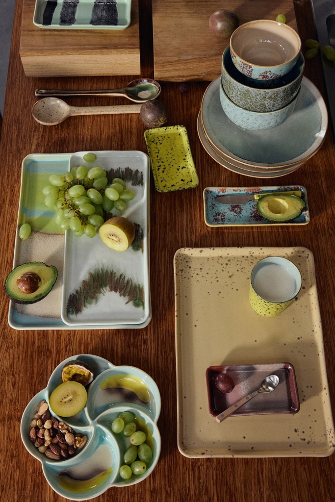 70s Ceramics : grand plateau, Grit 2
