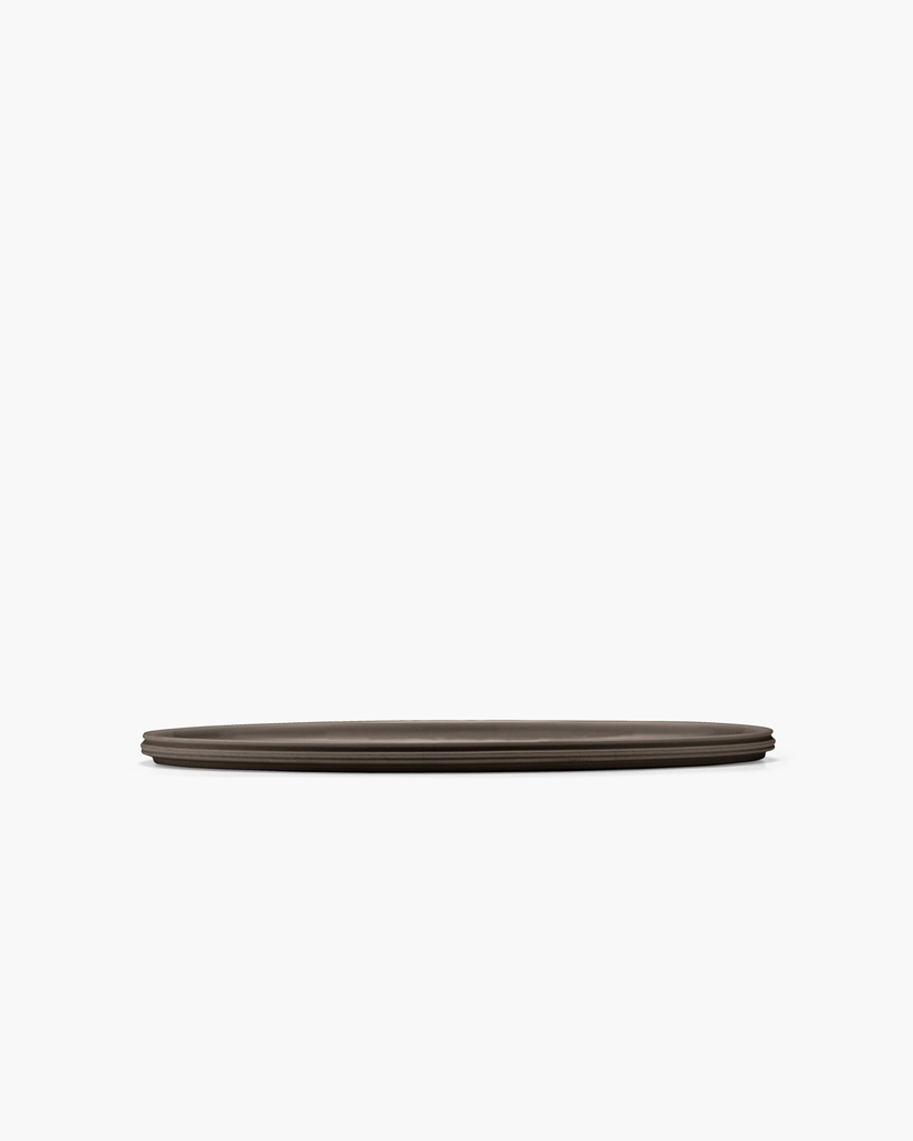 Assiette L Slate Dune – marron foncé 4