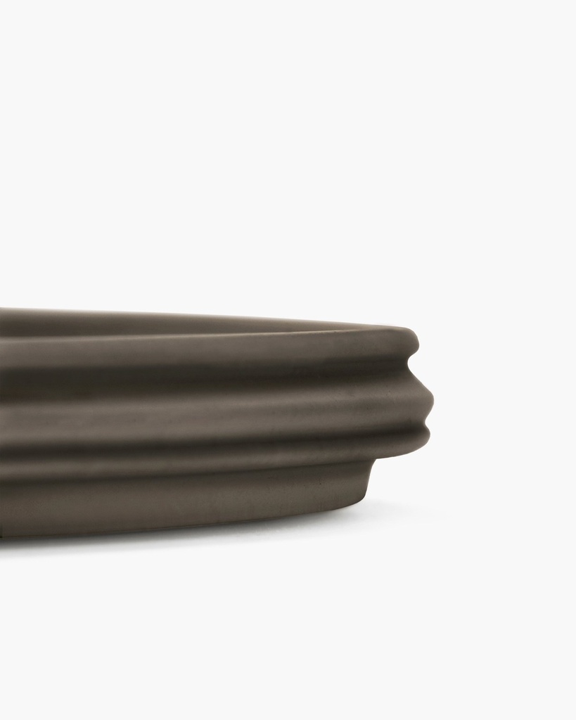 Assiette L Slate Dune – marron foncé 5