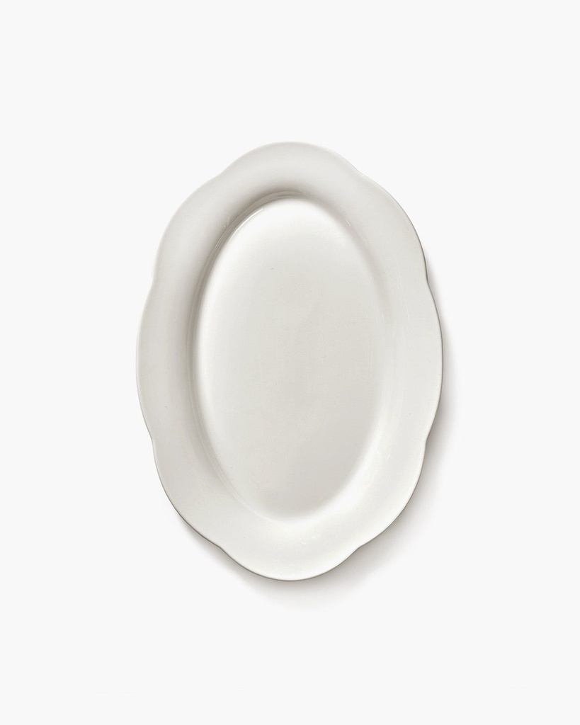 Assiette plate ovale Silhouette L – blan 3