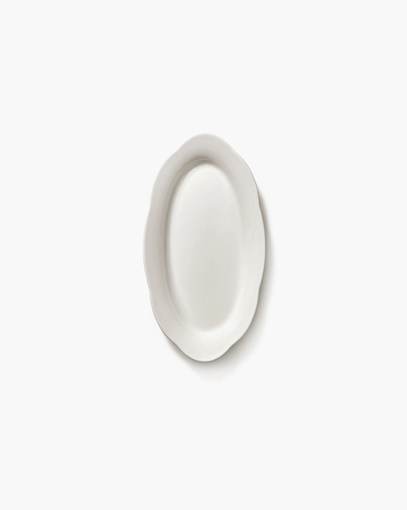 Assiette plate ovale Silhouette S – blan 4