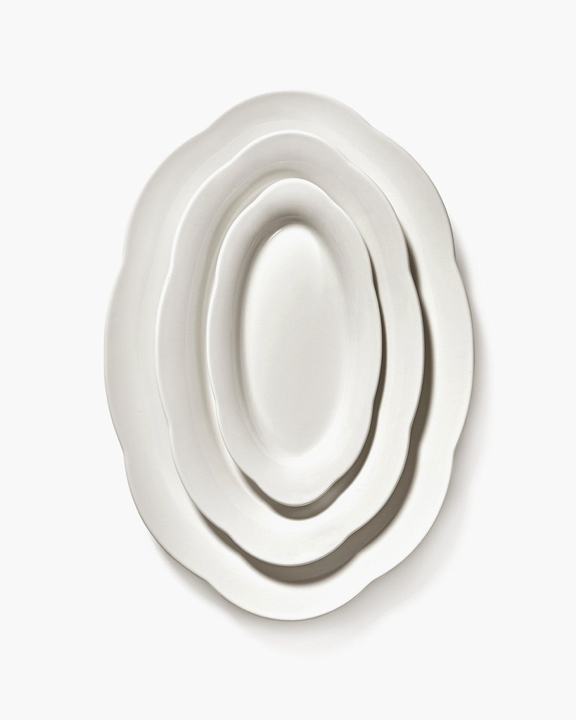 Assiette plate ovale Silhouette S – blan 5