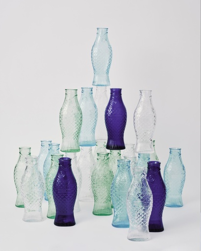 Carafe poisson 1L – bleu cobalt – Fish & 2