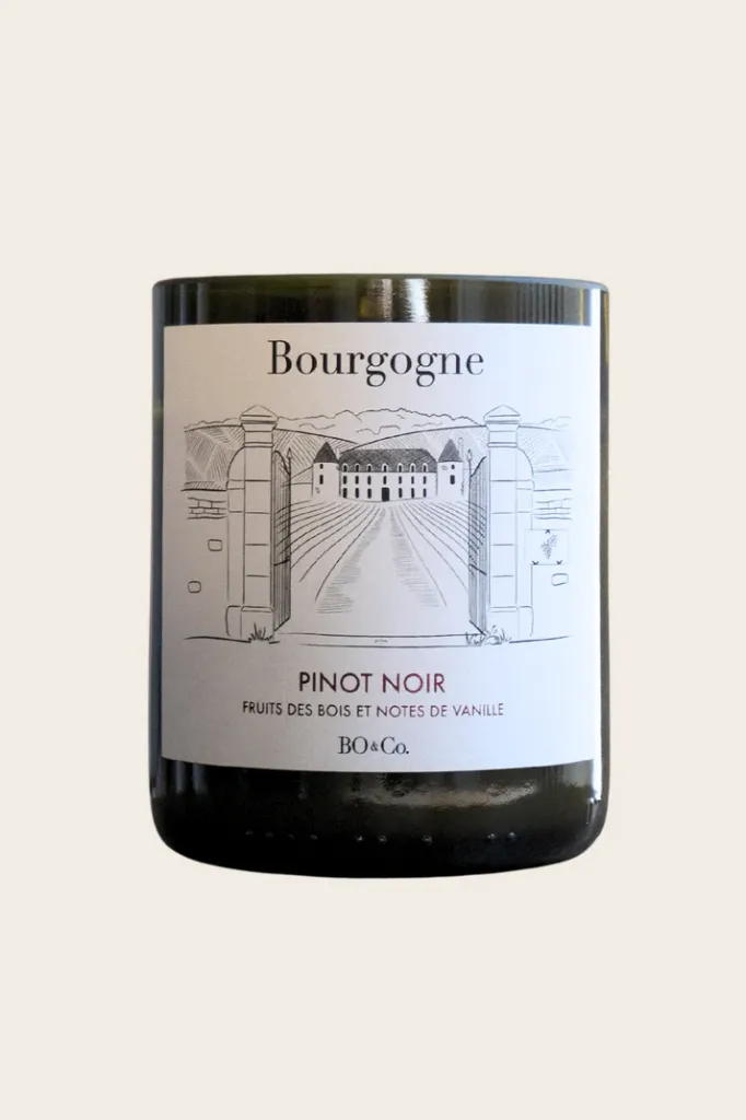 Bougie bourgogne pinot noir