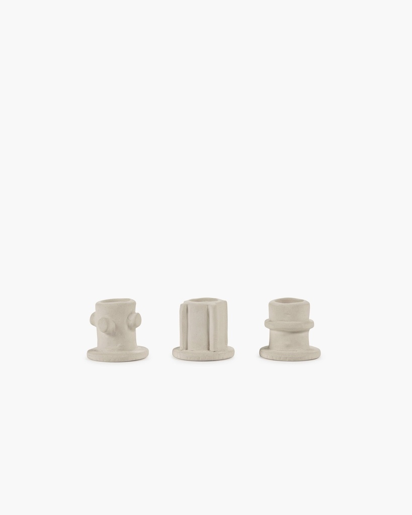Bougeoir Molly 01 – beige – 5x5x4,5 cm