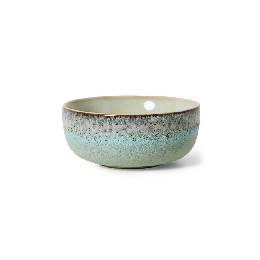 [KST0172] 70s ceramics: tapas bowl, thicket