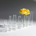 7 cone vase chaine l29 h9,5