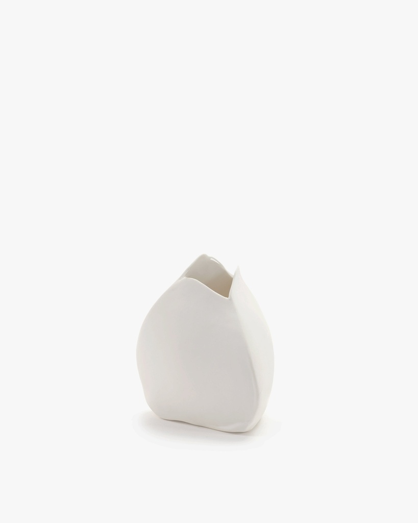 [B6918004] Vase n°4 roos - XS - blanc 7x7 H7,5
