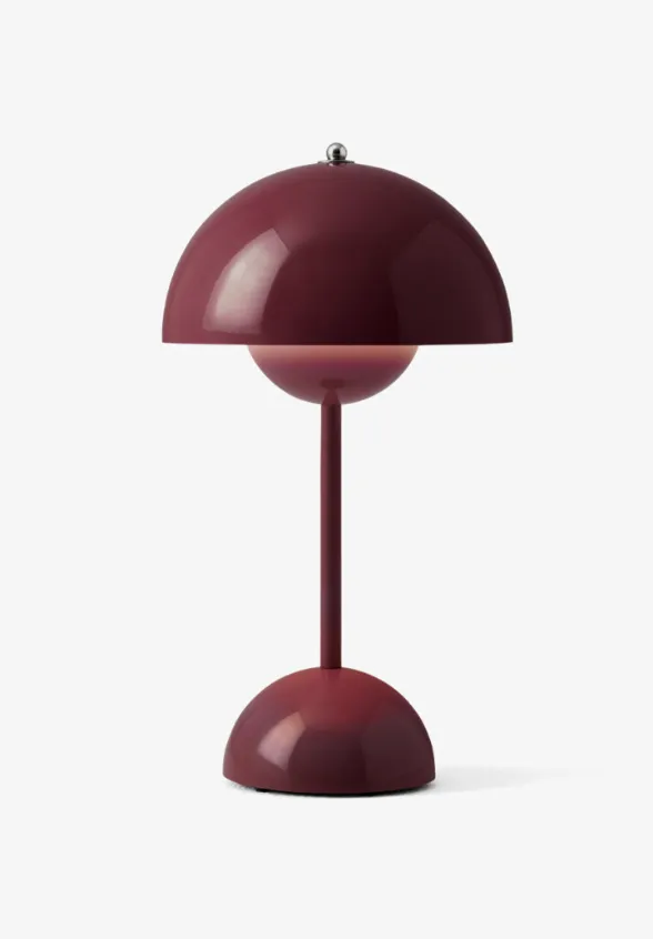 [133093A180] Lampe de table flowerpot vp9 - dark plum