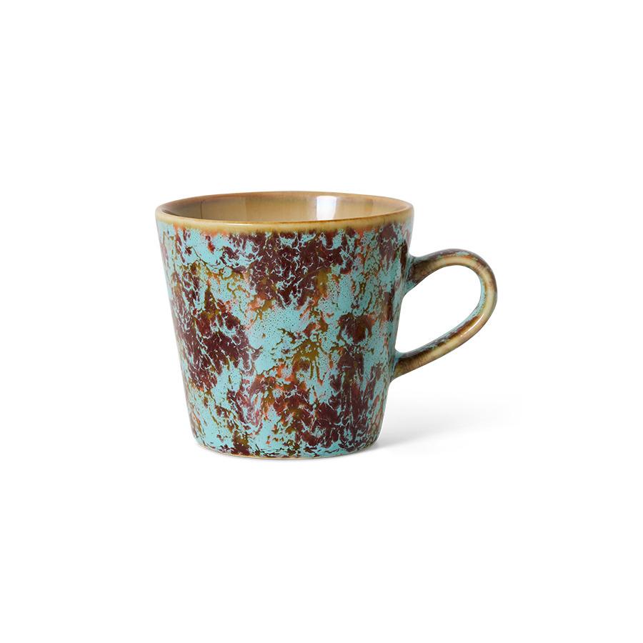 [KST0130] 70s ceramics: americano mug, patina