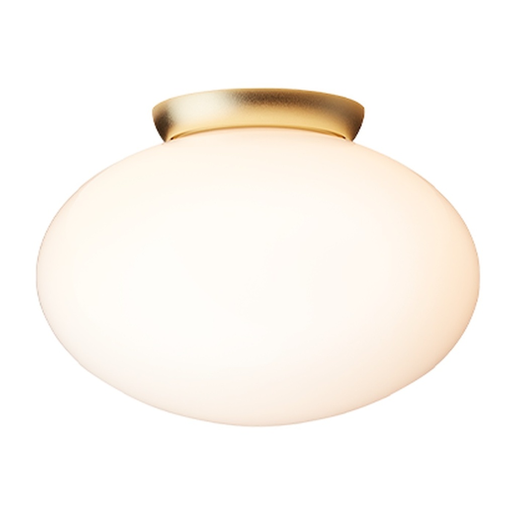 Applique Rizzatto 301 – laiton satiné / verre opale