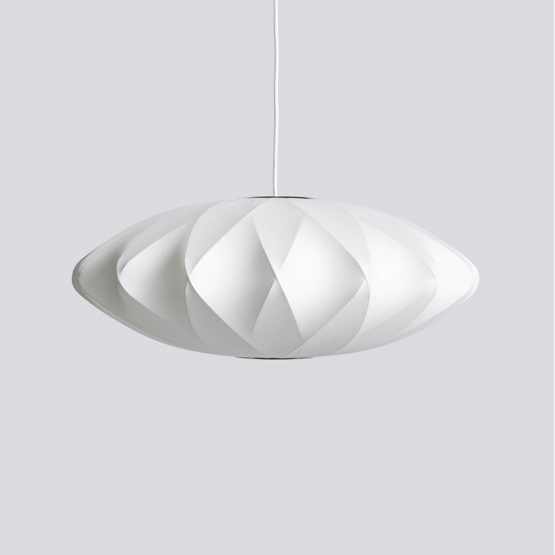 [AB100-A602-AB14] Suspension Nelson Saucer CrissCross Bubble – blanc cassé – Medium