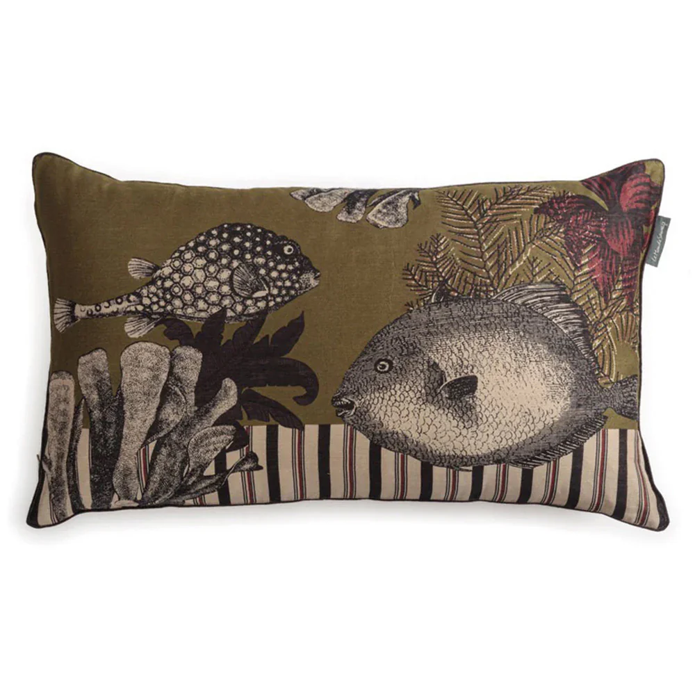 [022308-2202] Coussin Bestiaire Fish