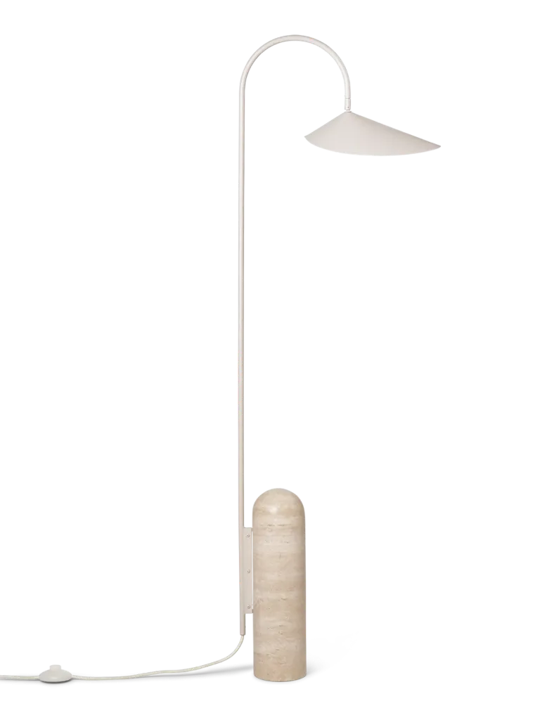 [110167693] Lampadaire Arum – cachemire – H136 D42 cm