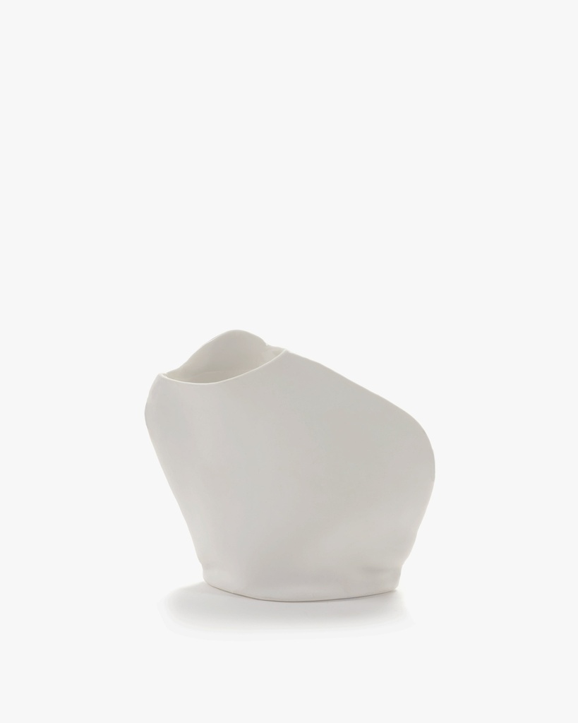 Vase n°3 roos - M - blanc 11x4 H9.8