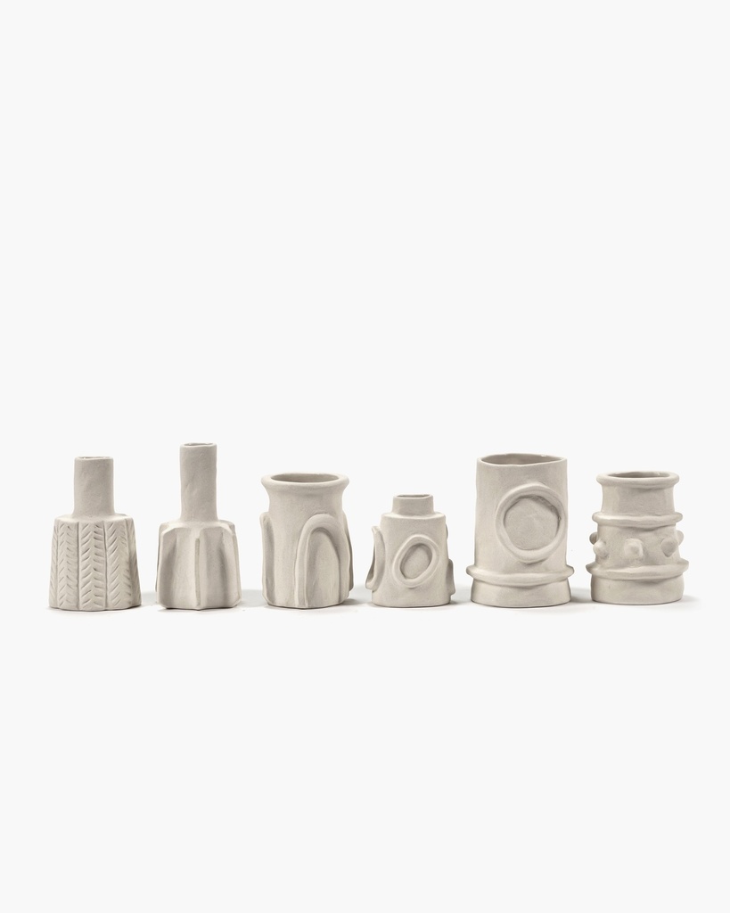 Vase Molly – beige – 7.5x6x10cm