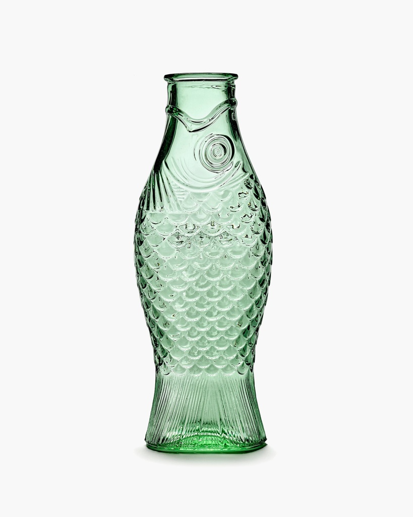 [B0816757] Carafe Fish & Fish 1L – vert – 10.6x7.5 H29