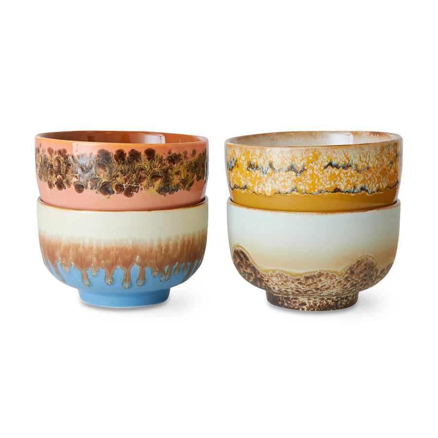 [KST0038] 70s Ceramics : bols Noodle, Seabreeze