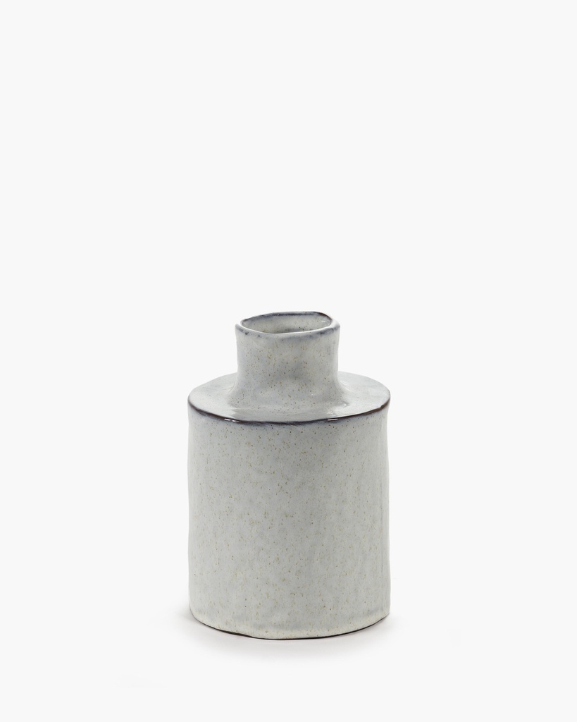 [B7322009] Vase héléna 4 - d10 x h15 cm - blanc