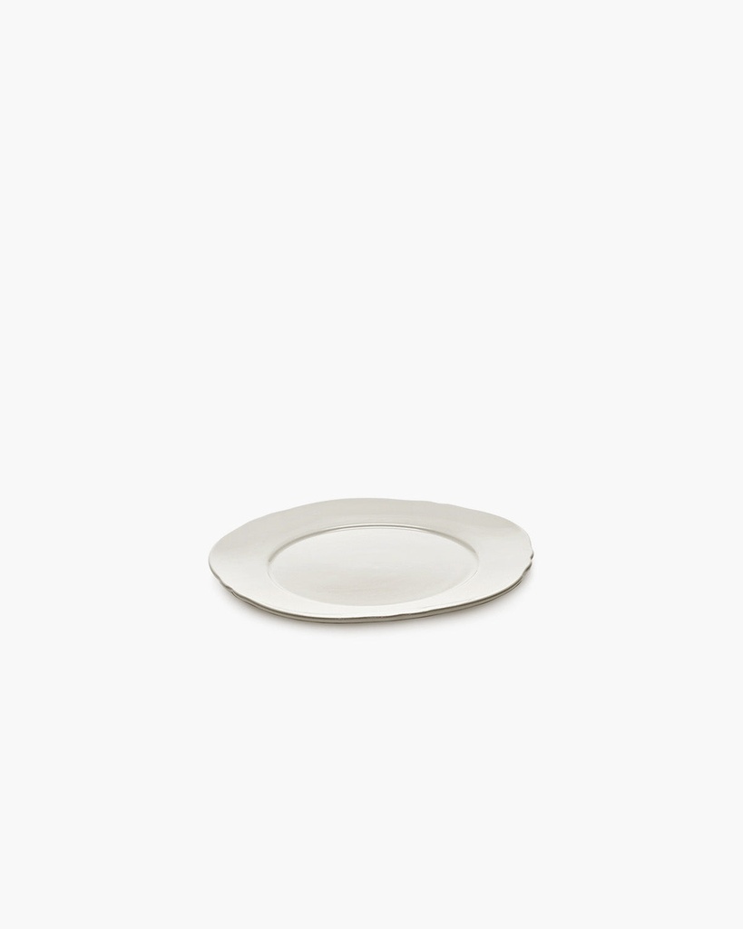 Assiette plate Silhouette XS – blanc