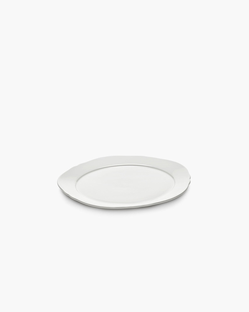Assiette plate Silhouette M – blanc