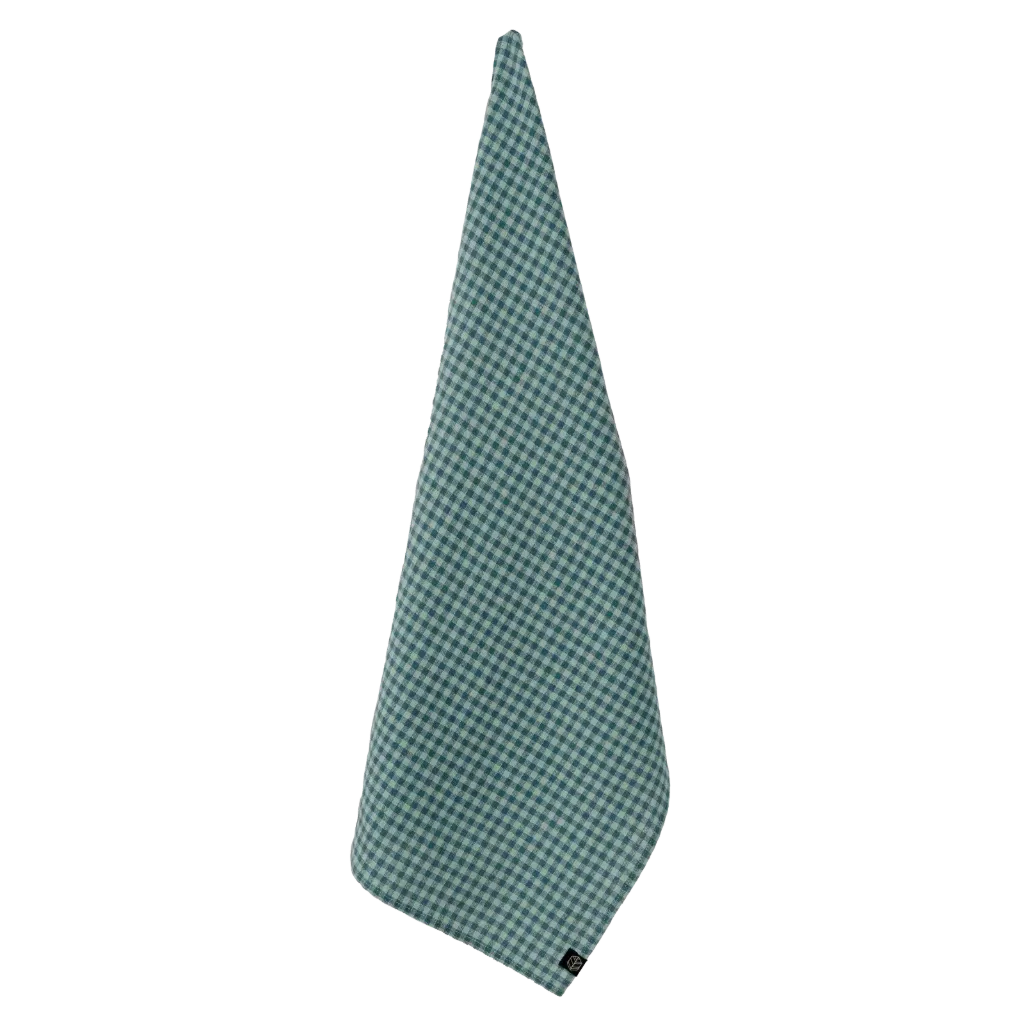 Torchon piana II bleu de prusse 48x70