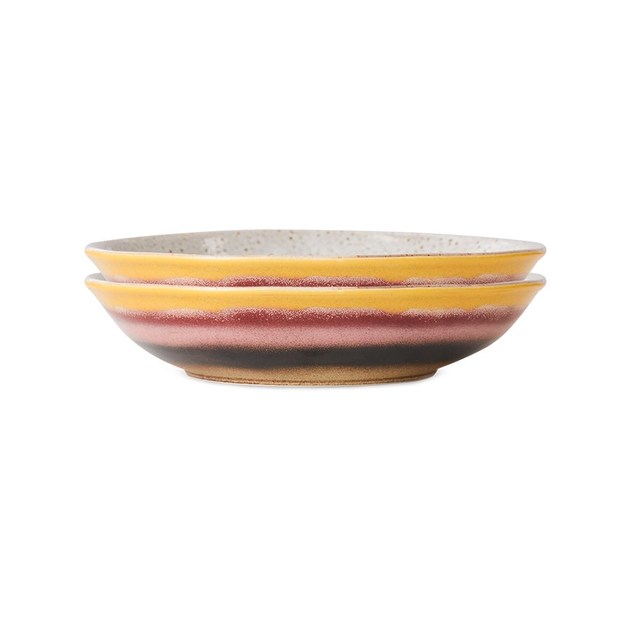 70s Ceramics : bols Curry, Hibiscus