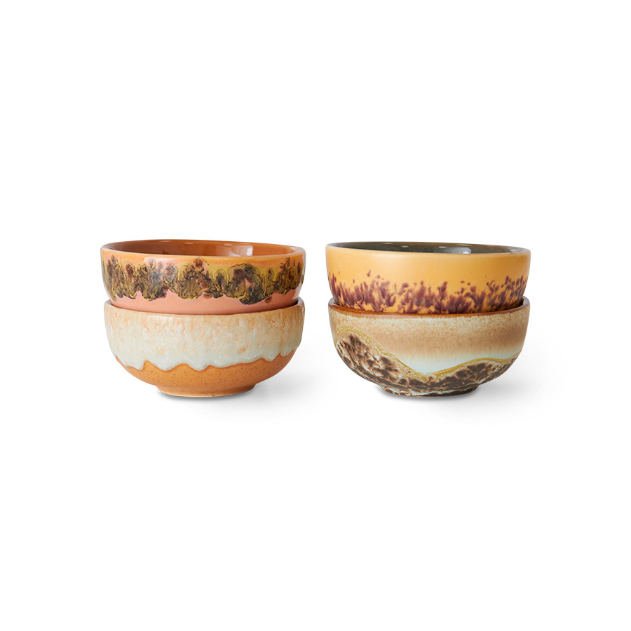 [KST0035] 70s Ceramics : bol XS, marine