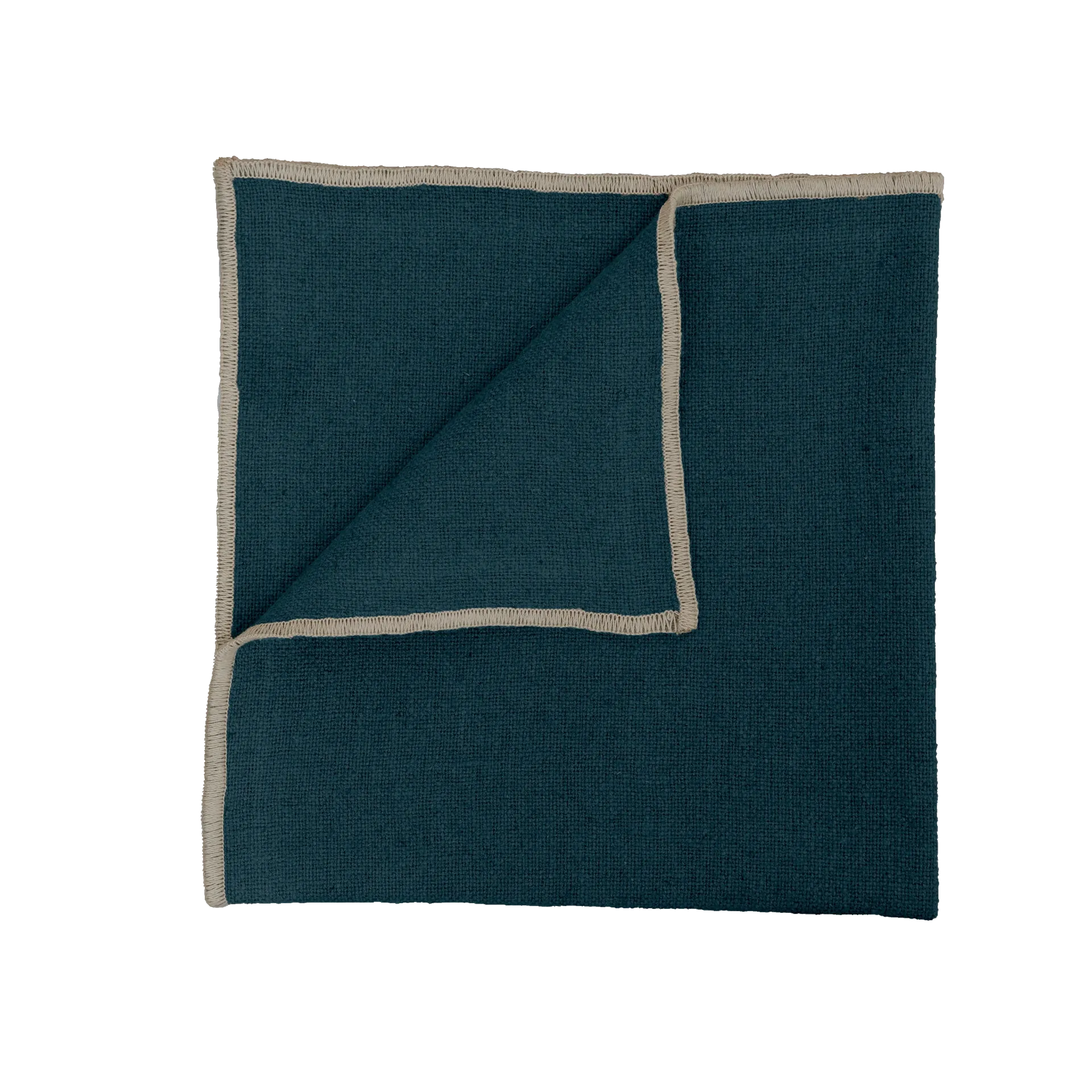 Serviette corte - bleu de prusse - 40x40cm