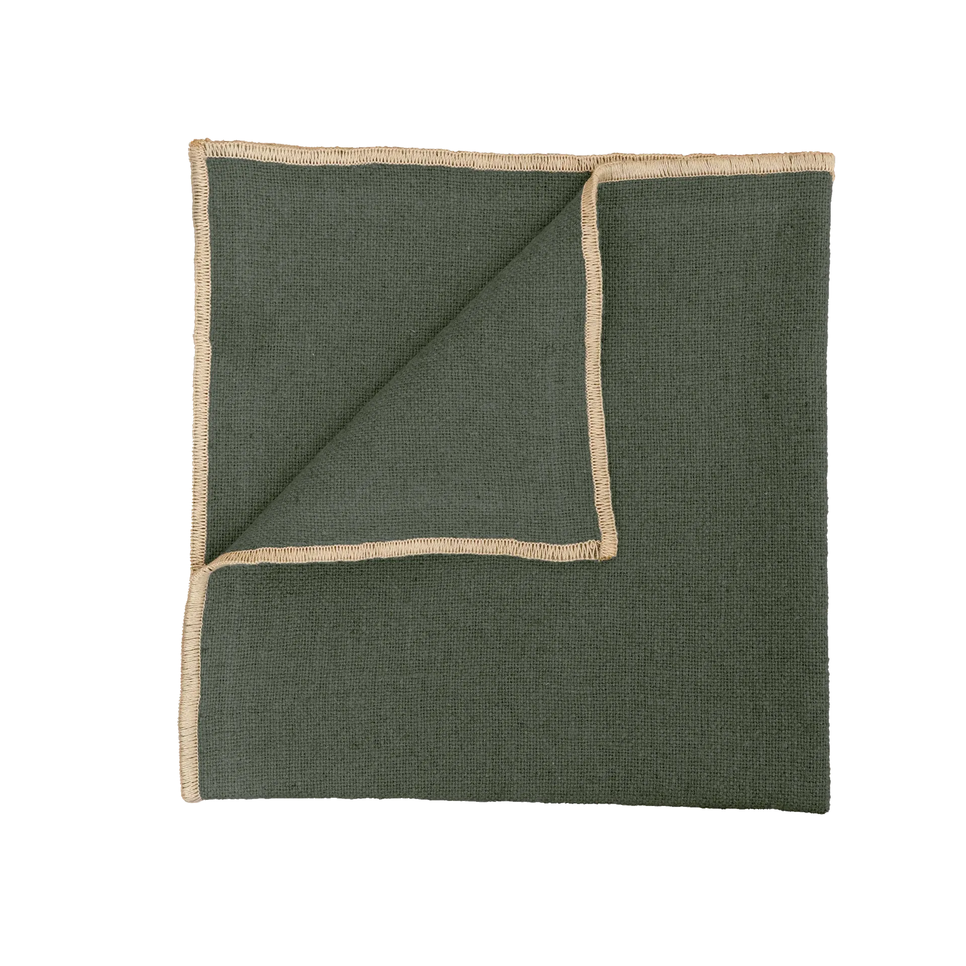 Serviette corte - kaki - 40x40cm