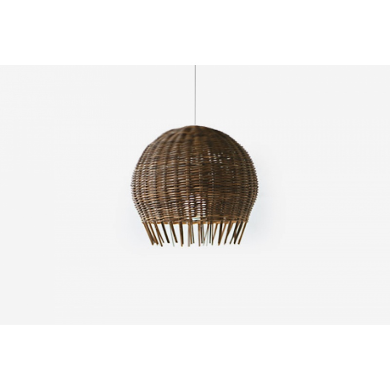 [CROCO96] Suspension croco 96 - d70 h62 - rotin crocodile tressé