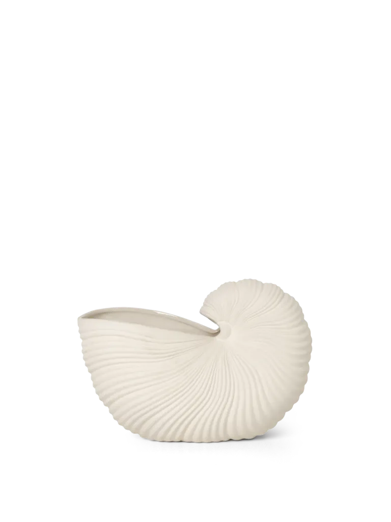 Vase shell - off white