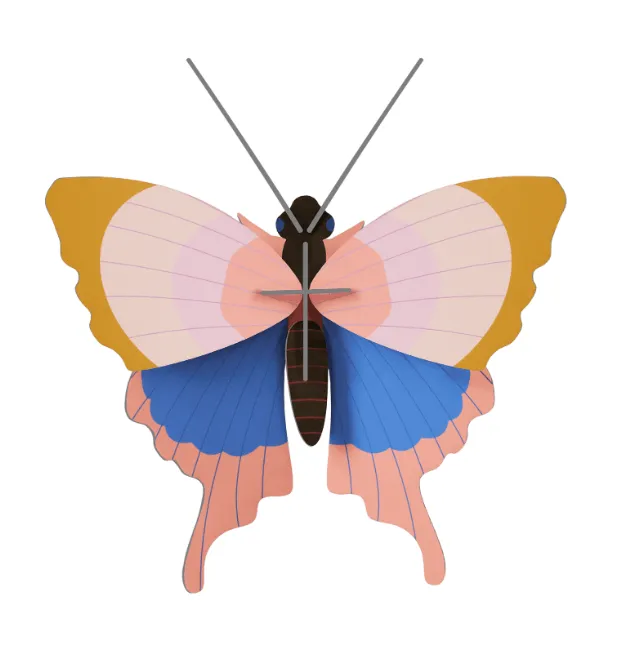 [IMA88] Small insects - papillon gold rim