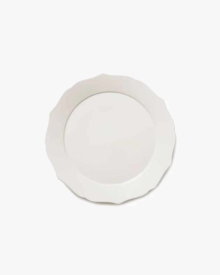 Assiette plate Silhouette L – blanc