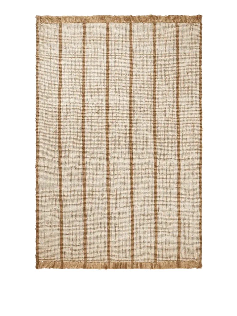 [1104270756] Tapis athens strips - 170x240 - natural/off white